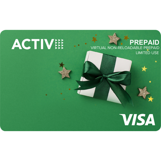 Activ Virtual Visa - $100