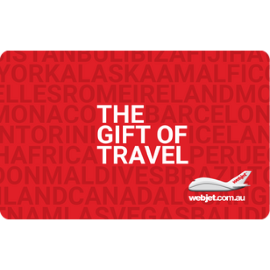 Webjet eGift Card - $250