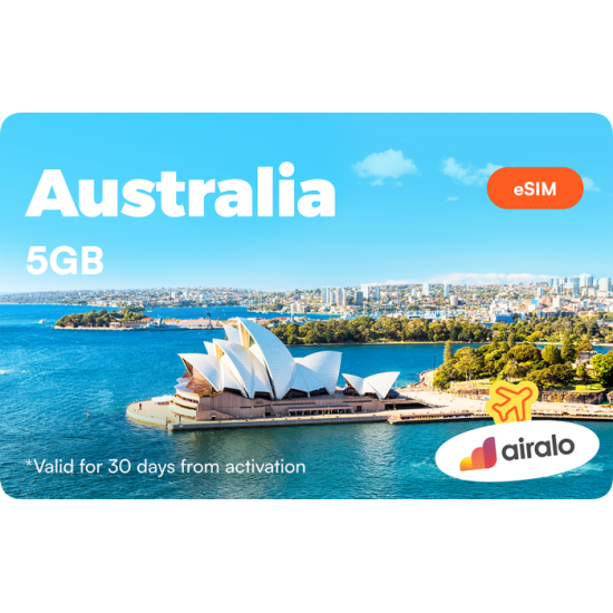 Airalo Australia 3GB Data eSIM